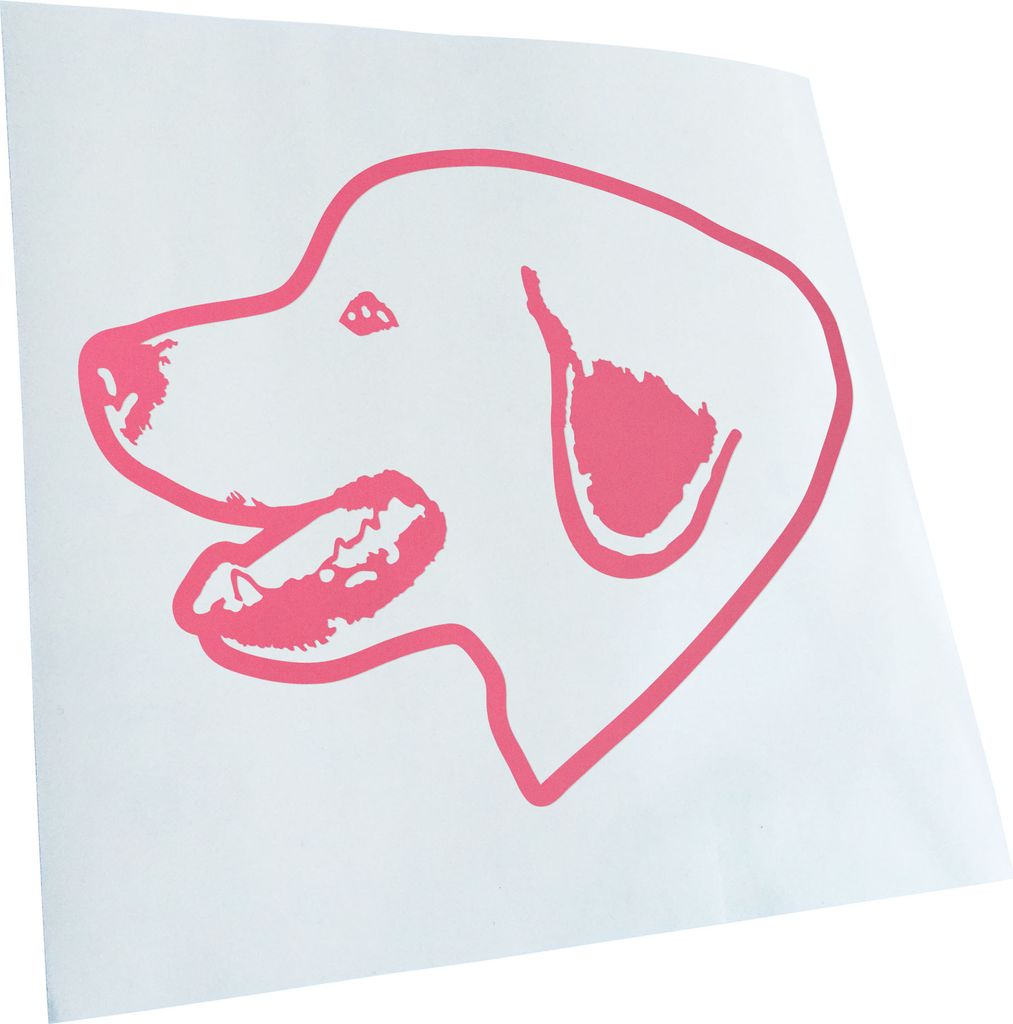 Kiwistar - Autoaufkleber - Great pyrenees Hund - Flieder - 13x10cm - Aufkleber für Auto, Laptop, Fahrrad, LKW, Motorrad mehrfarbig JDM Decal Racing