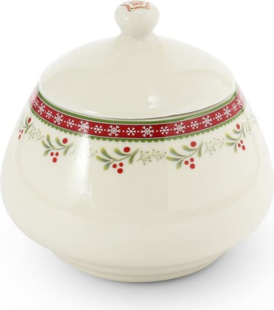 Zuckerdose, Weihnachtsporzellan, Lebkuchen, 0,30 l, Leander