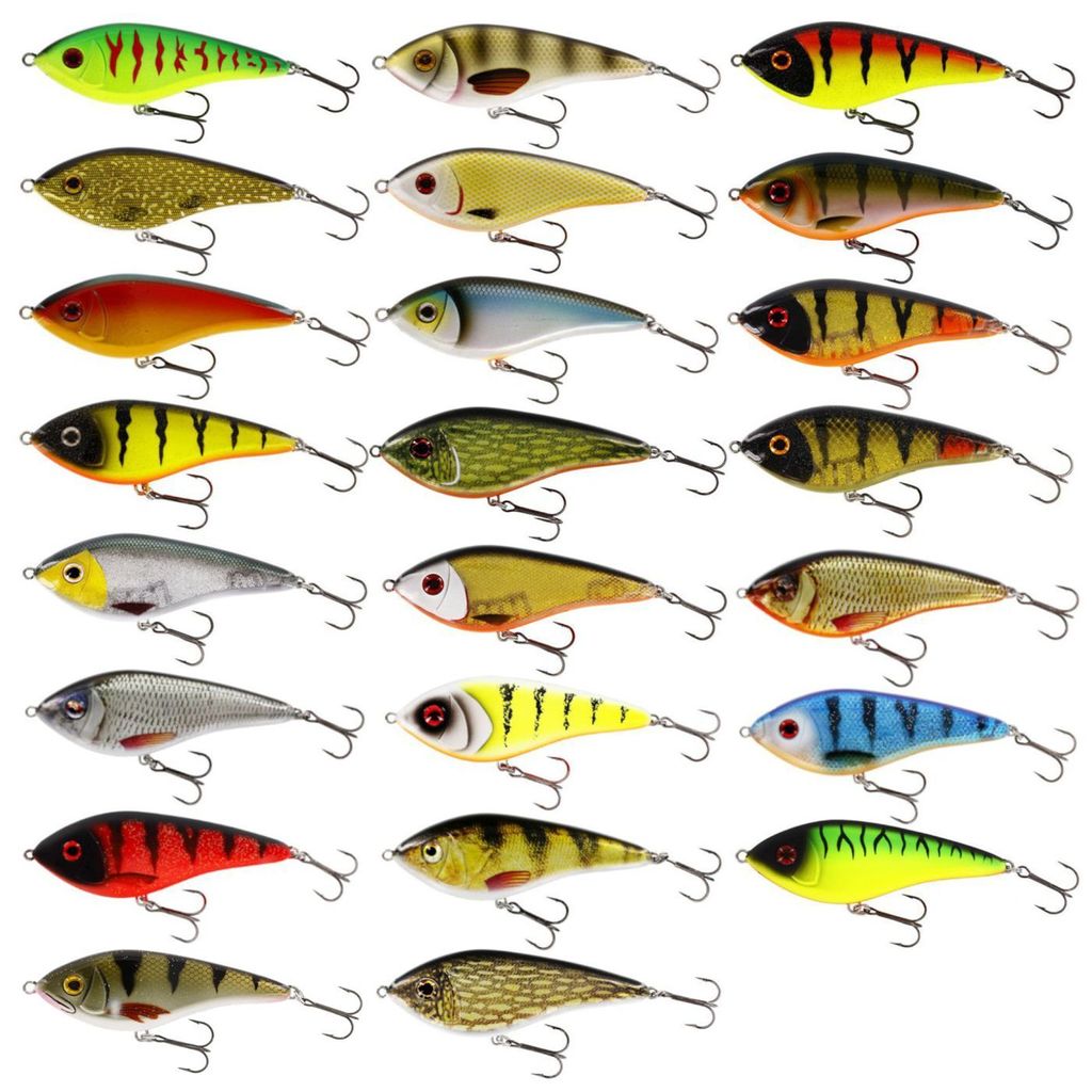 Westin Swim Glidebait 15cm 107g - Suspender Jerkbait, Farbe:Natural Perch