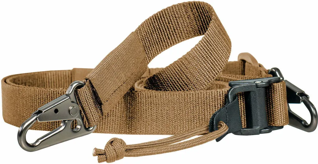 Harnais de transport d'arme Tasmanian Tiger en nylon robuste coloris coyote