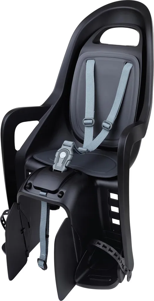 Siège Vélo Polisport Groovy AVS+ avec Harnais de Sécurité Noir 22kg