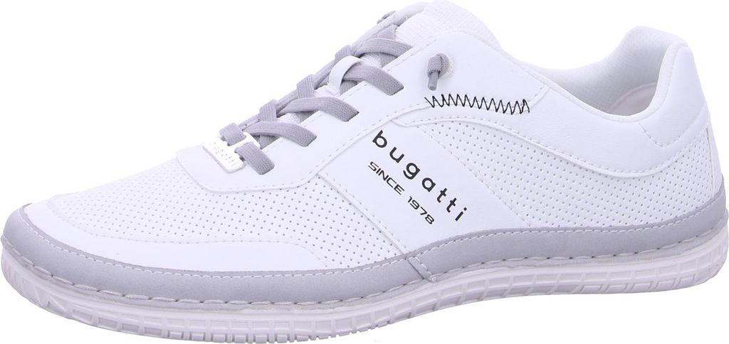 Bugatti sportlicher Schnürer Weiß Produktbild 