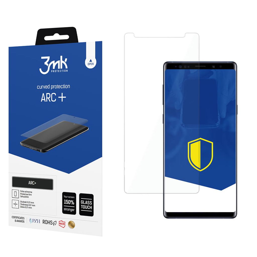 3mk Display Schutzfolie ARC+ für Samsung Galaxy Note 9 0,17mm Self-Heal