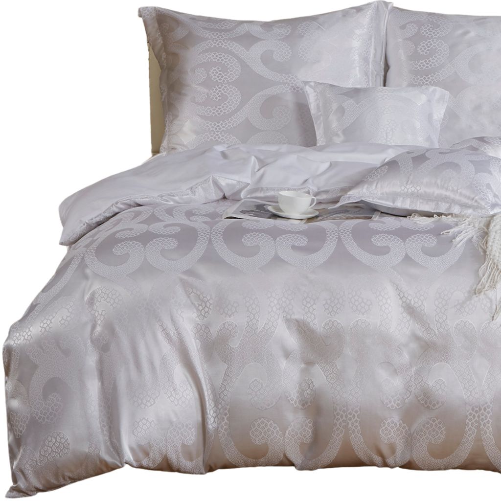 Bettwäsche 220X200, Baumwolle, Satin-Bettwäsche, Kissenbezüge 70X80, Kissenbezüge 40X40