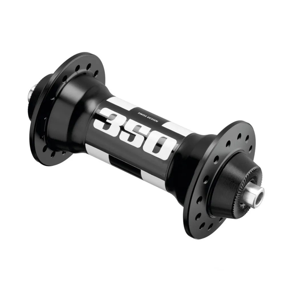 Moyeu DT Swiss 350 non disc noir 24L 100mm QR avec roulements de précision