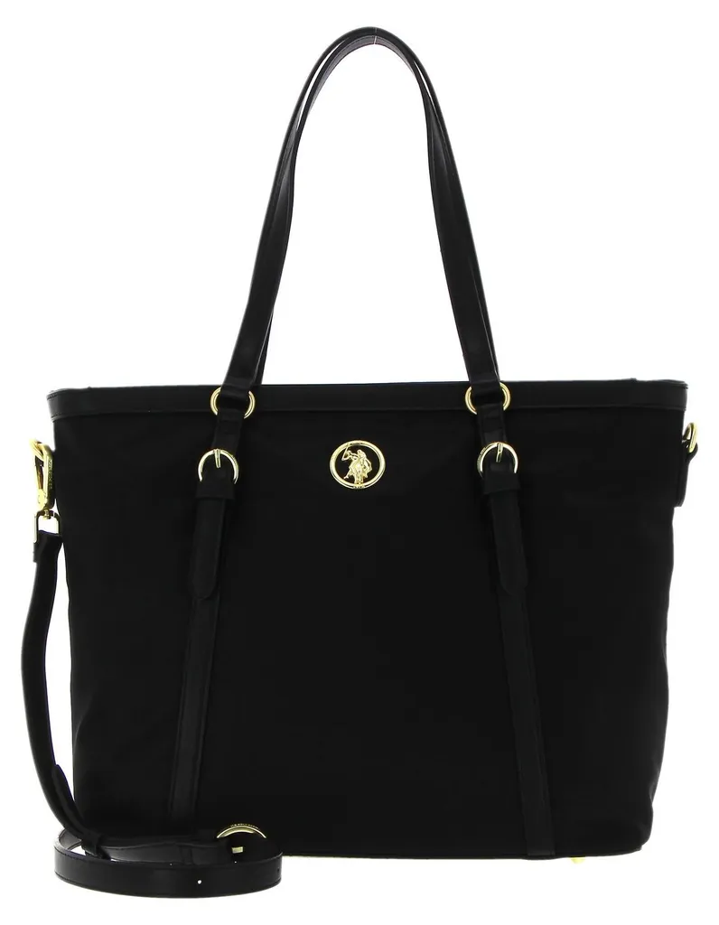 Sac Shopper Femme Noir U.S. POLO ASSN. Houston Shopping Bag Grand Format