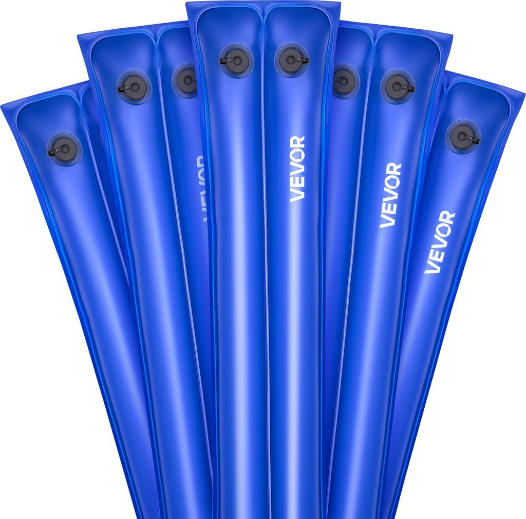 VEVOR Pool Beschwerungssack, 5 Packungen à 300 cm, 0,4 mm dicke PVC-Säcke mit Gewichten mit auslaufsicherem Schraubverschluss, Wassersäcke zur B...