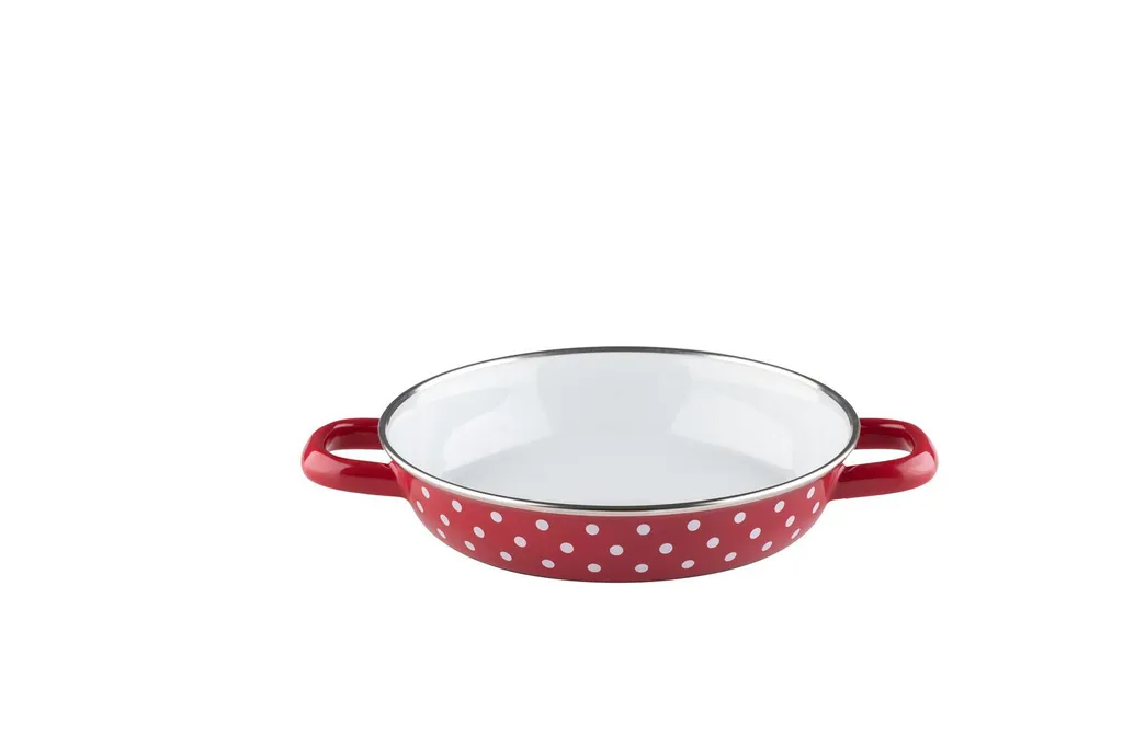 Crea il Brunch Perfetto: Padella Riess Pois Rossi 20cm Smaltata