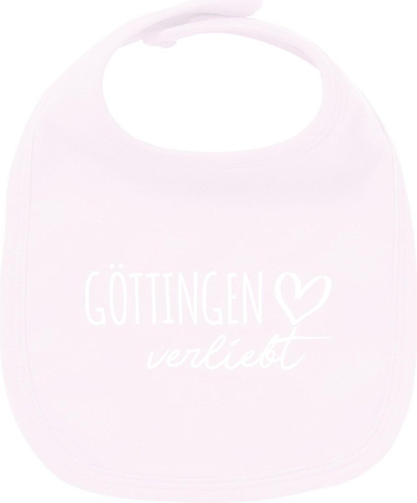 Huuraa Unisex Babylatz Göttingen verliebt Geschenk Babypink Baumwolle Göttingen Mitbringsel