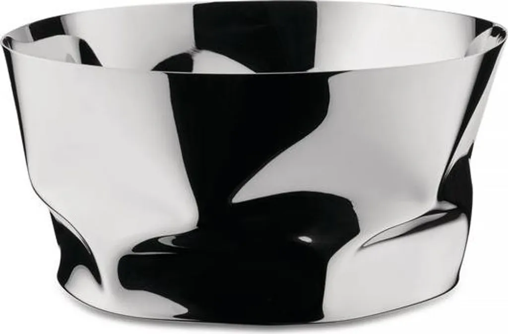 Alessi Compressioni ITM15 - Cestino Design Acciaio Inox Paolo Ulian