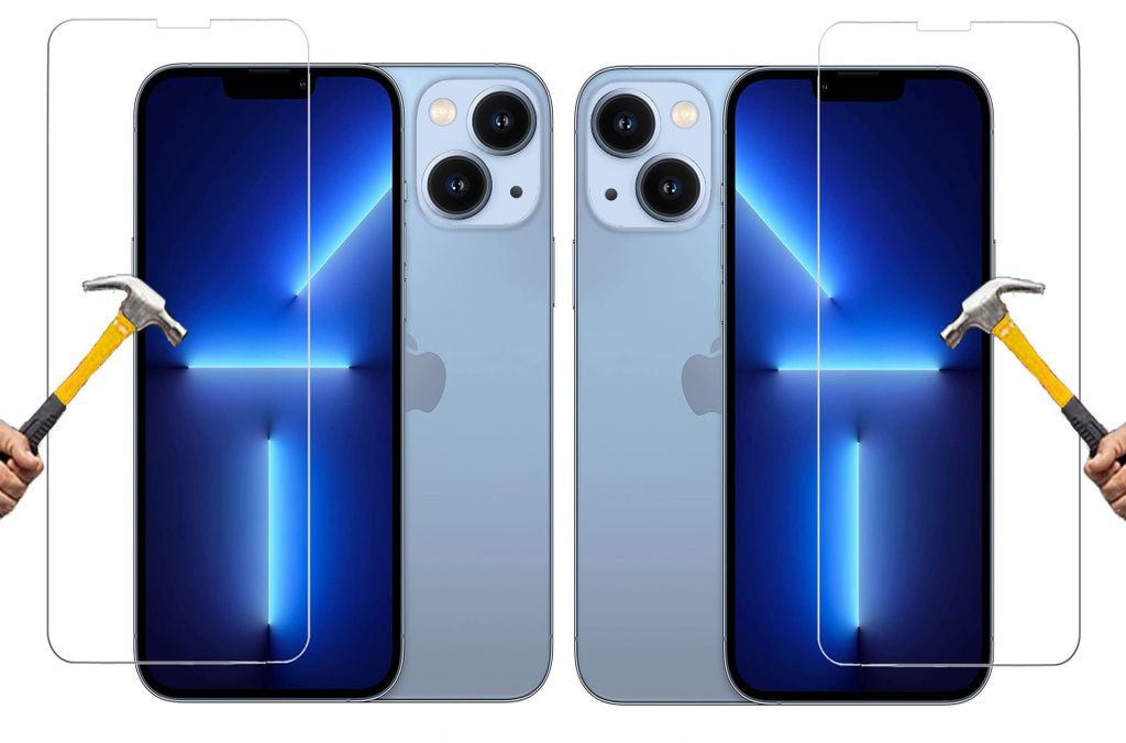 ino 2x Schutzglas kompatibel mit Panzerglas iPhone 13 / 13pro Displayschutzglas Schutz Glasfolie