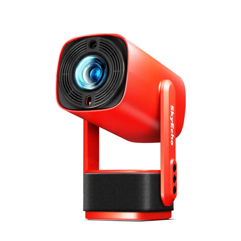 SkyEcho FreeONE Rosso: Proiettore Portatile 350 ANSI Lumen sotto i 1kg