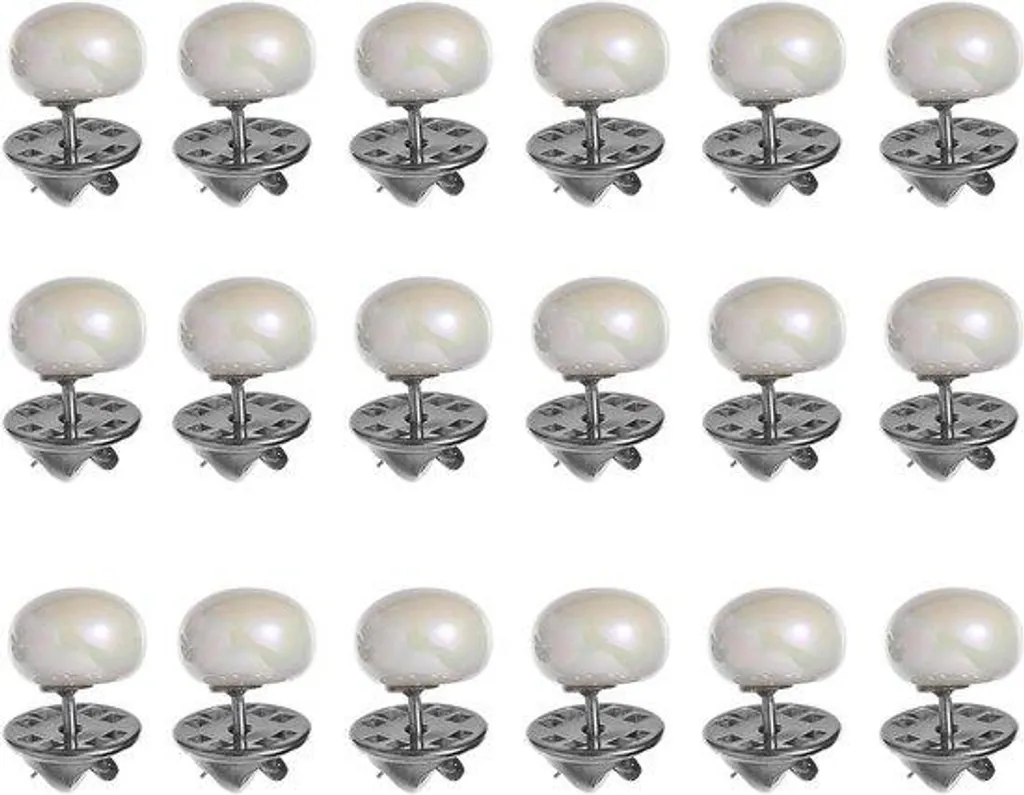 Épingles de nourrice pour vêtements femme - Lot de 20 pièces argentées
