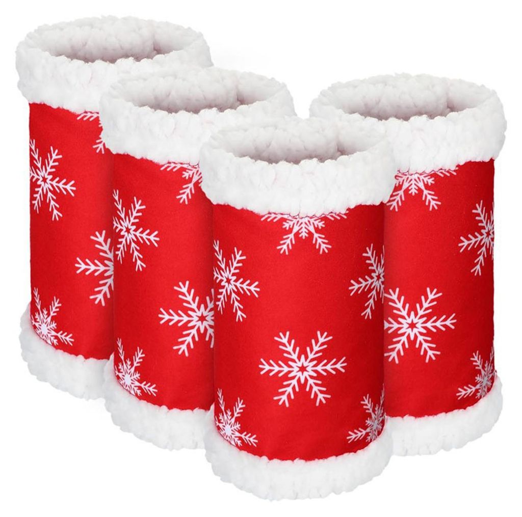 1/4/7-teiliges Pferde-Weihnachtskostüm: Rote Weihnachtsmannmütze, Satteldecke, Beinwickel, Dekorationszubehör, Weihnachts-, Winter- und Partyzub...