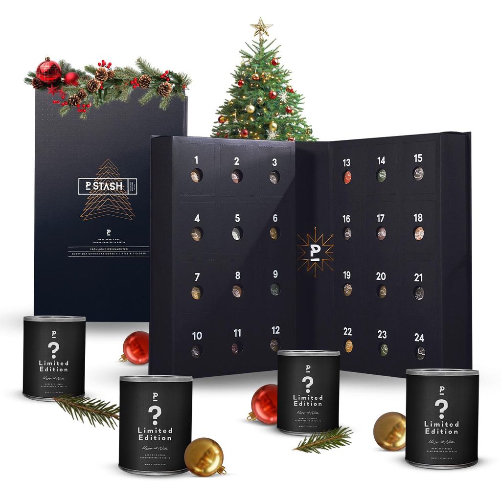 P-Stash Adventskalender 2026 Weihnachtskalender mit Nüssen Produktbild 
