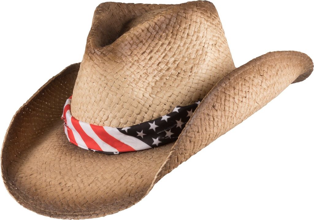 Scippis El Paso Westernhut – Formbarer Strohhut mit Stars & Produktbild 