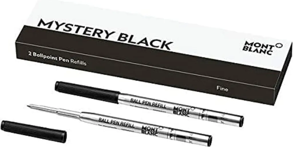 Ricarica Biro Montblanc 128210 Nero Mystery Black 2 Pezzi Originale
