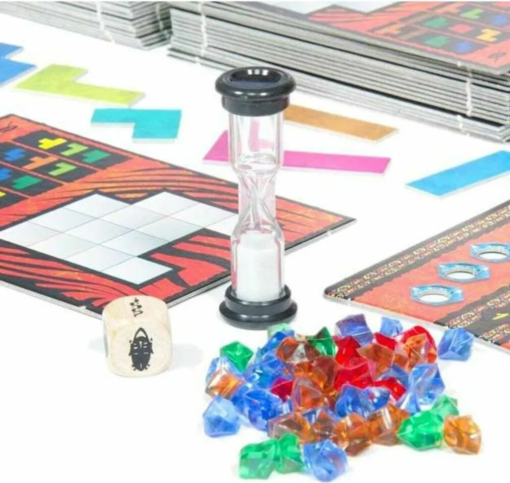 Jeu de société Ubongo Devir 128 pièces - Puzzle familial et compétitif