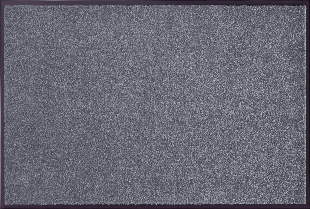 Tapis de sol Hanse Home Wash & Clean gris chiné antidérapant 40x60cm