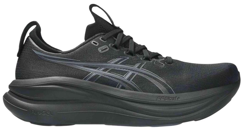 Asics Gel-Nimbus 28 - black/graphite grey, Größe:9