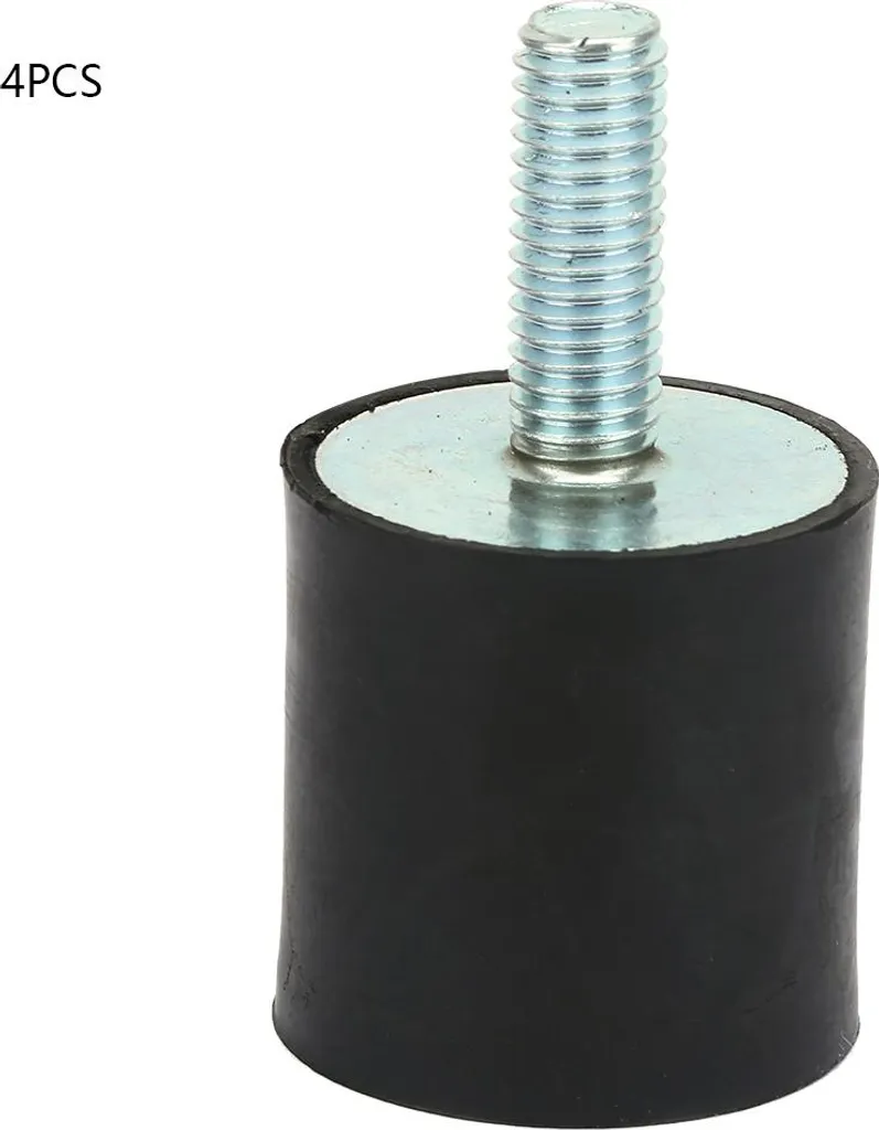 4 Pezzi Silentblock M8 VD30*30 - Supporti Antivibranti Gomma per Auto e Barca - 1
