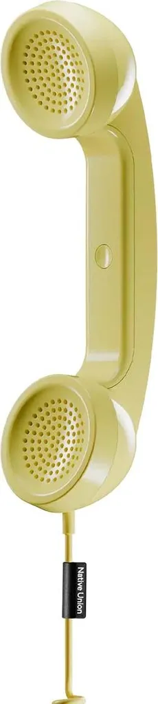 Combiné Téléphone USB-C Anti-Ondes pour Smartphone Tablette Jaune