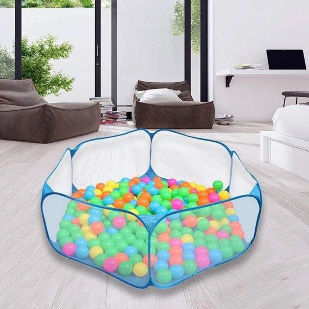 Tente de jeu enfant Zwimbad - Cabane bleue pliable gain de place