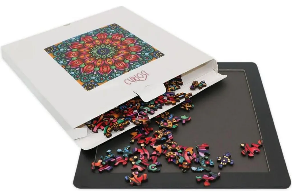 CURIOSI Puzzle bois double face 165 poupées fleurs découpe de précision - 3