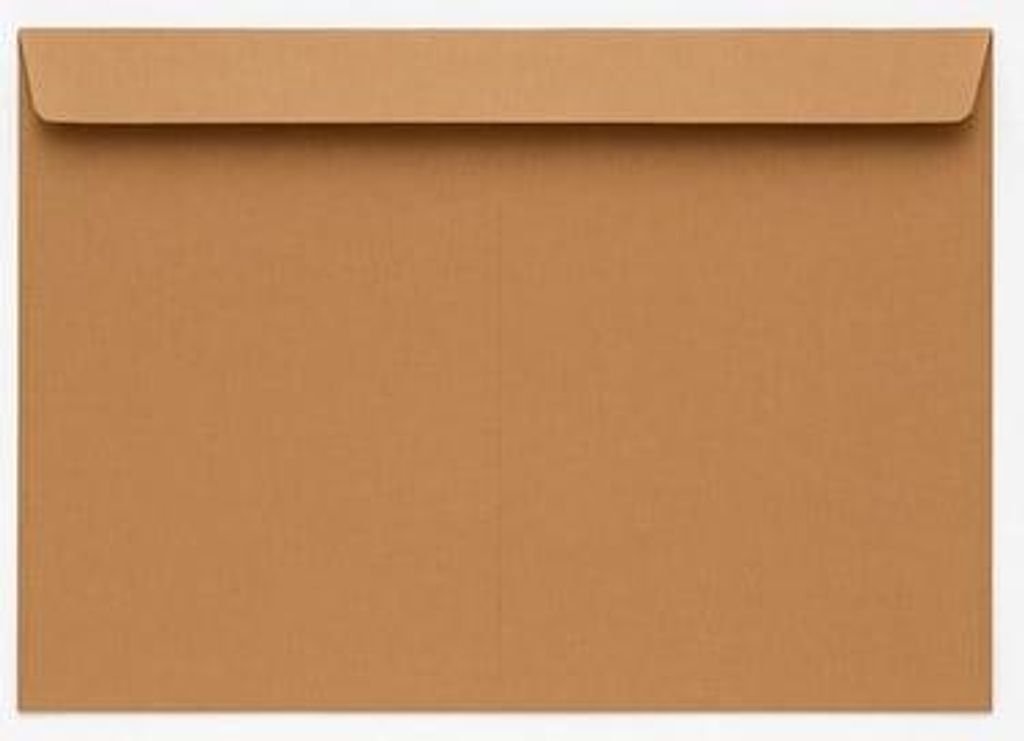 UMSCHLÄGE C4/A4 229 x 324 mm 50 Stück Dekorativ BRAUN Elegant Einladungen