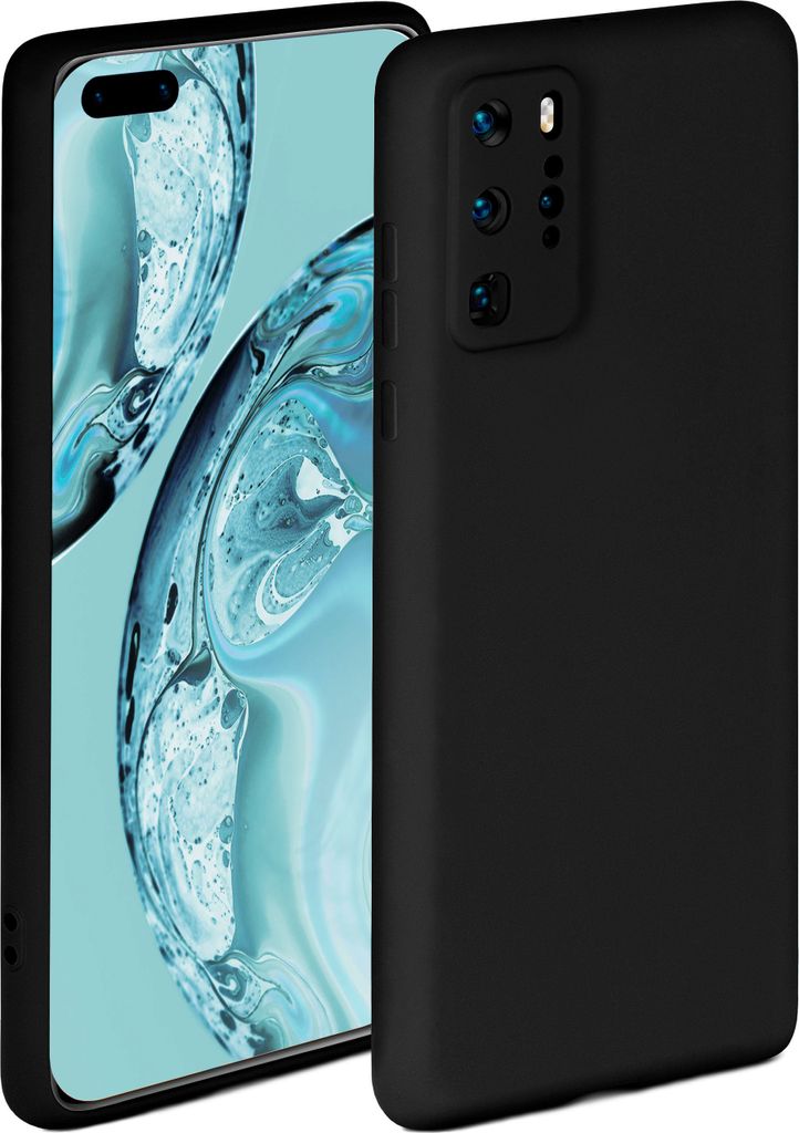 Soft-Case für Huawei P40 Pro, Farbe:Onyx Schwarz