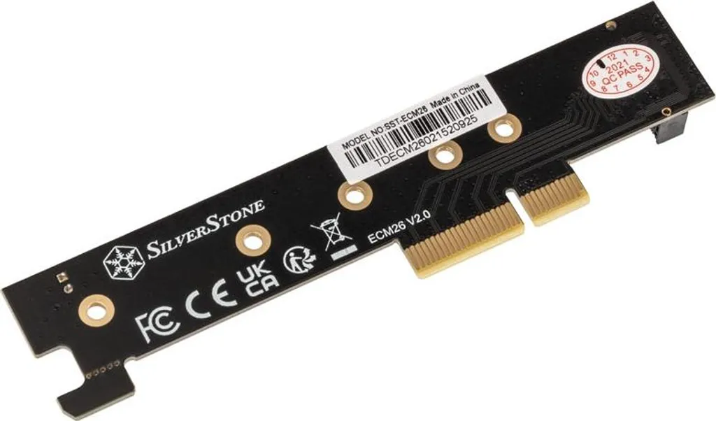 Interface PCIe 4.0 x4 pour SSD M.2 Silverstone SST-ECM26-V2 Robuste - 7