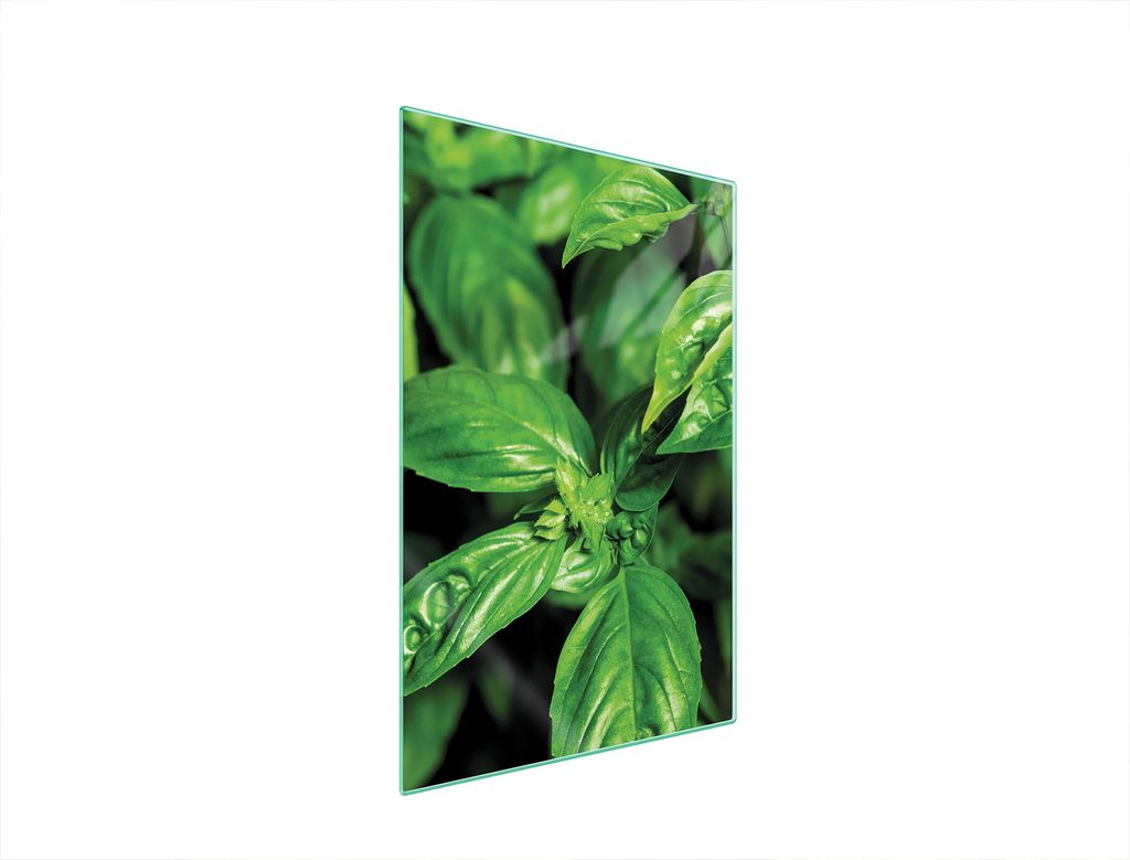 Herdabdeckplatte 35x52 Glaskeramikkochfeld Abdeckung Spritzschutz Glasplatte Deko Schneidebrett Laub Grün