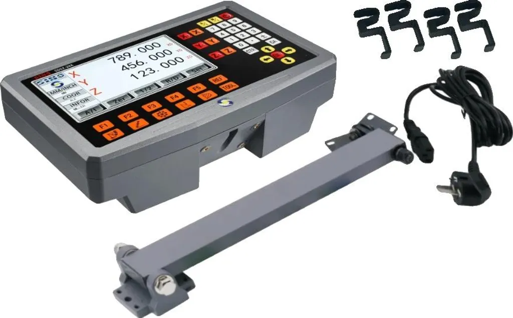 Affichage numérique LCD SDS2-3VA DRO à 3 axes avec support multilingue