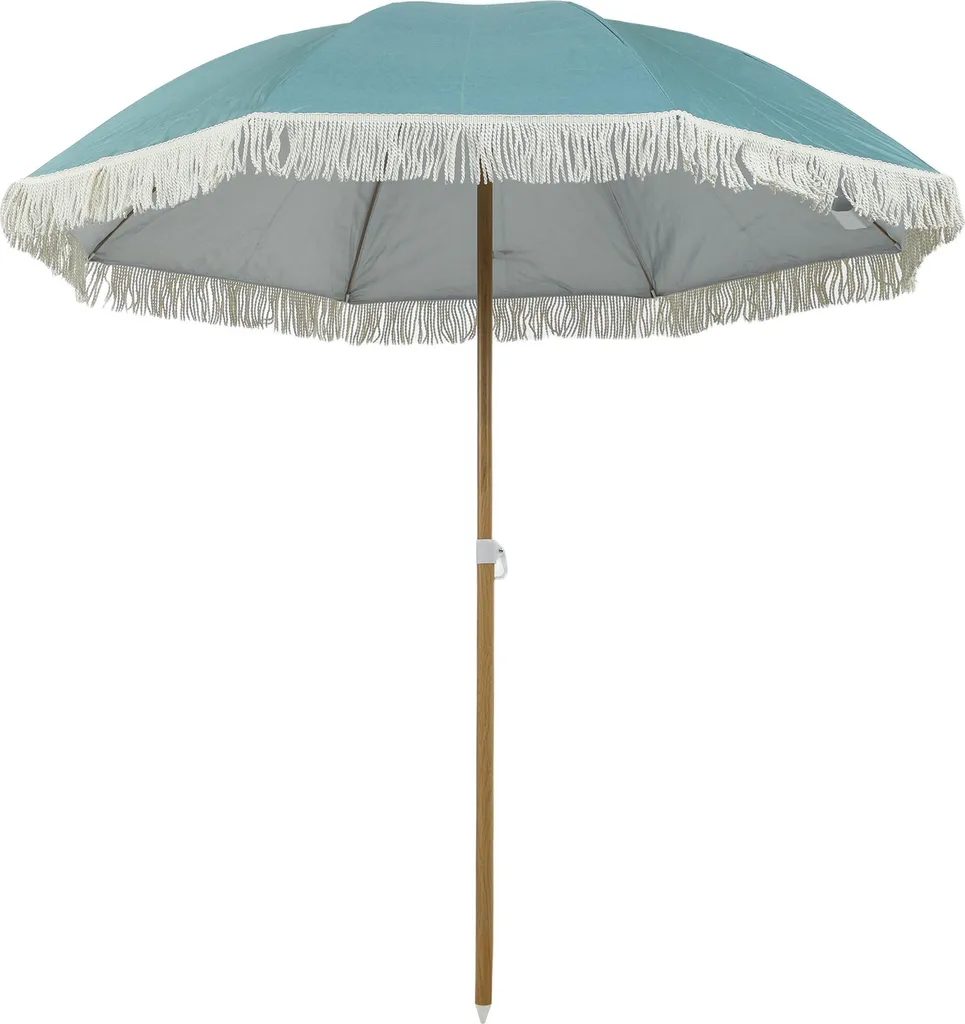 Parasol de Plage Portable 1.7m Protection Solaire Totale pour l'Été
