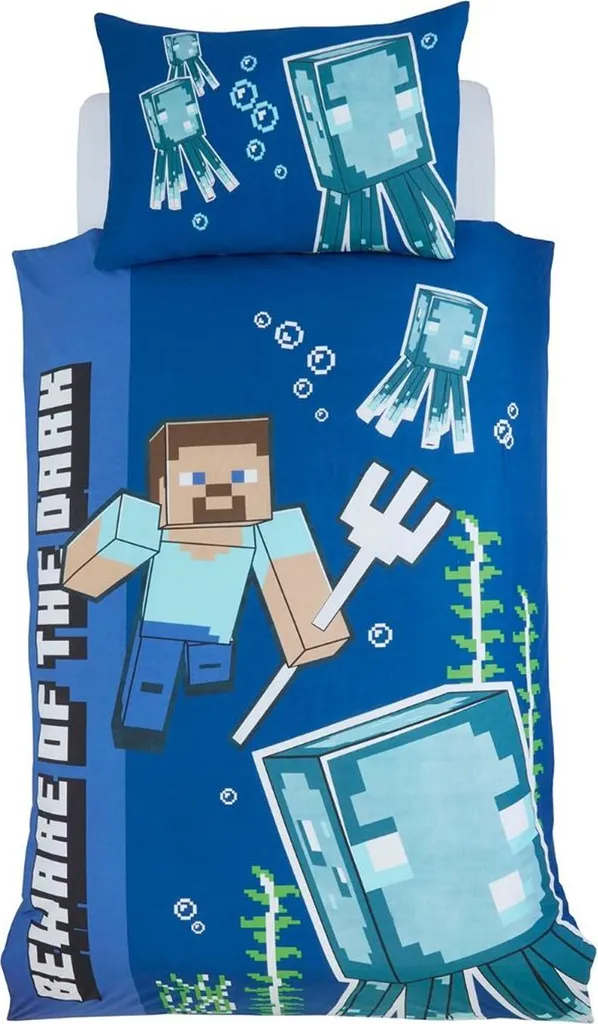 Housse de couette Minecraft Of The Dark pour chambre d'enfant lit simple