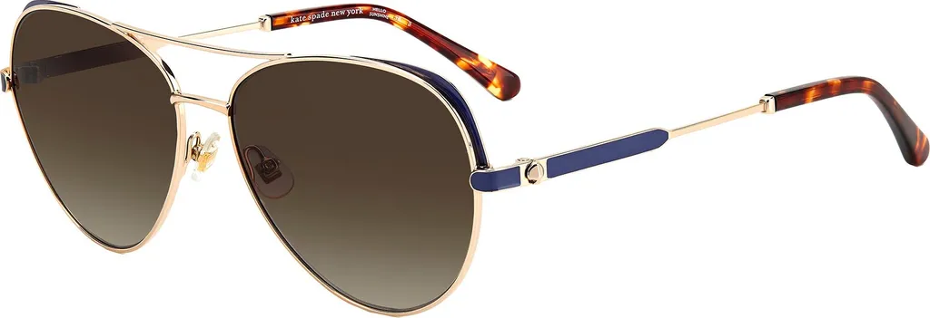 Lunettes de soleil pour femmes grand format dégradé marron vert