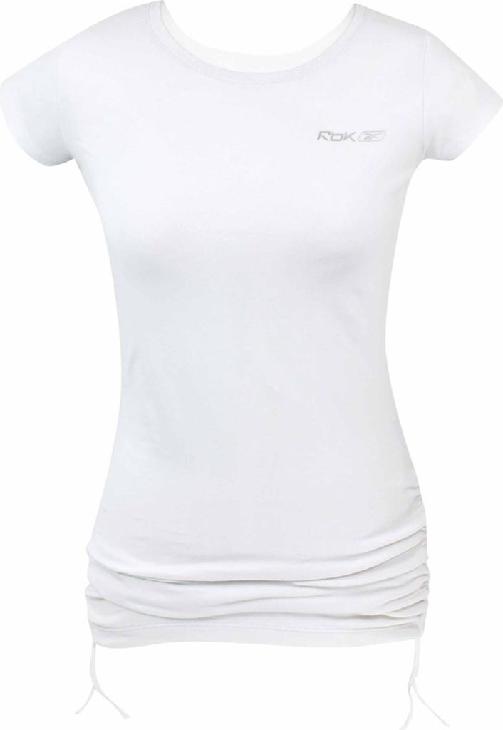 Reebok T-Shirt aus Baumwoll-Mix mit Rundhalsausschnitt und normaler Passform