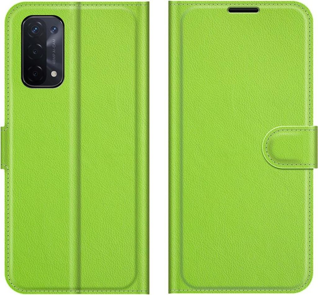OPPO A54 / A74 Hülle - Coverup Klapphülle - Grün Produktbild 