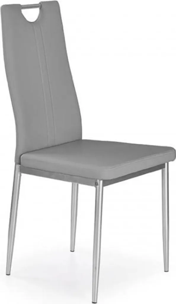 Lot de chaises de cuisine K-202 confortables dossier haut ergonomique gris
