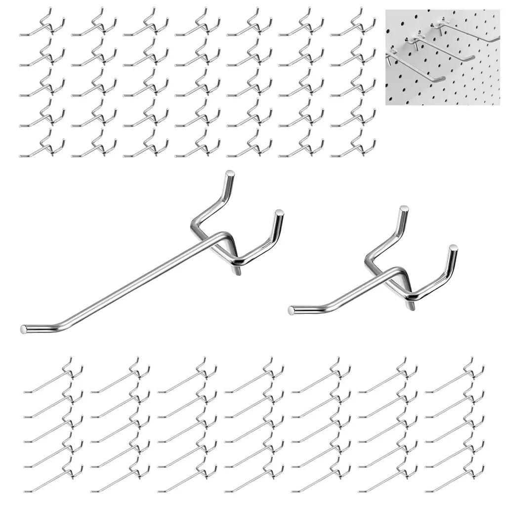 Optimisez votre mur porte-outils avec ce lot de 70 crochets de fixation