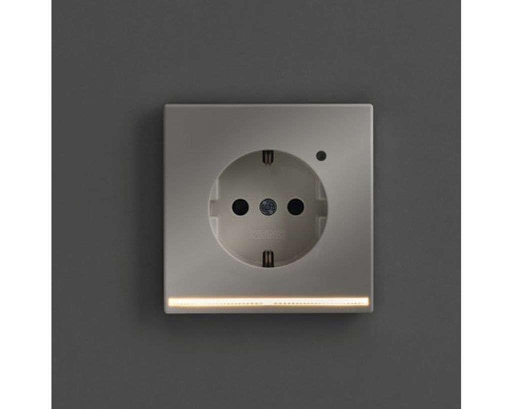 Jung LS 1520-O WW LNW Steckdose mit LED-Orientierungslicht Produktbild 3
