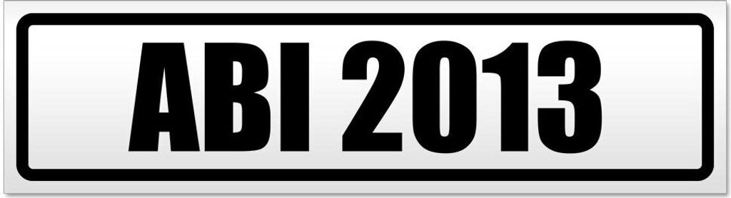 Kiwistar Abi Motiv 2013 Magnetschild Schild magnetisch - 20cm Schwarz - Magnetfolie für Auto PKW Kfz