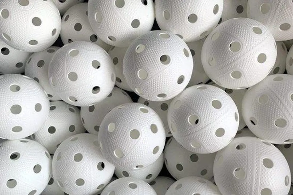 Balle Unihockey durable et précise certifiée IFF - Set de 24 unités - 3