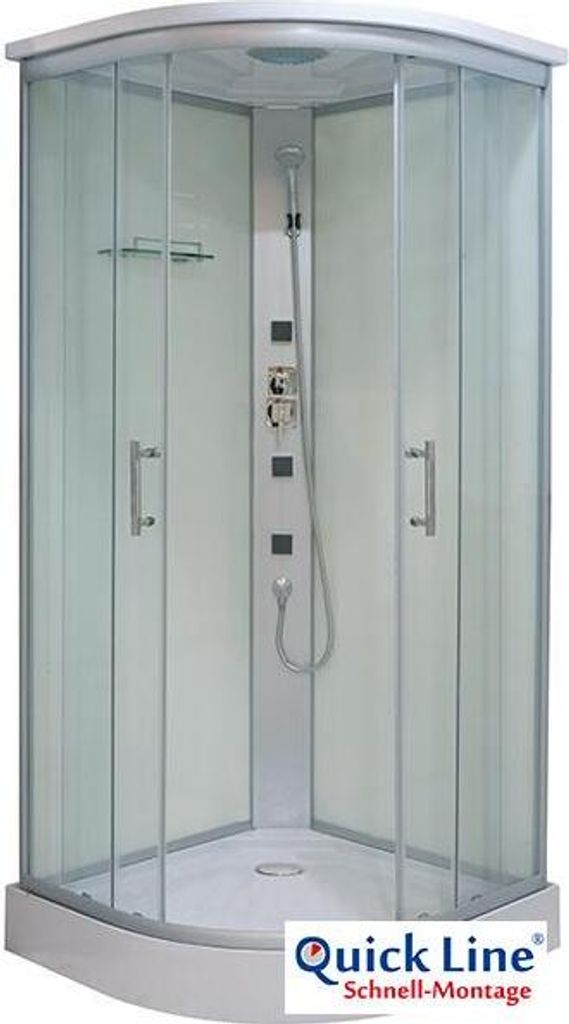 Komplettduschkabine TANGO 90 x 90 x 215 - Mit Massagedüsen Produktbild 3