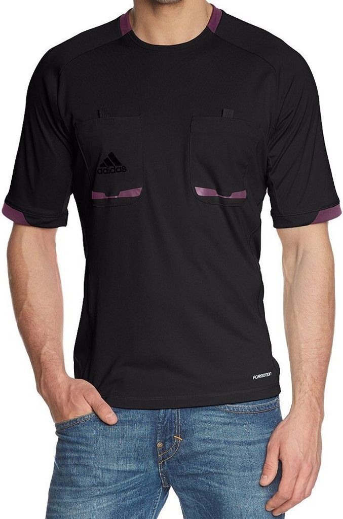 Adidas Referee 12 Jersey kurzarm Gr.S schwarz (X10176) Produktbild 