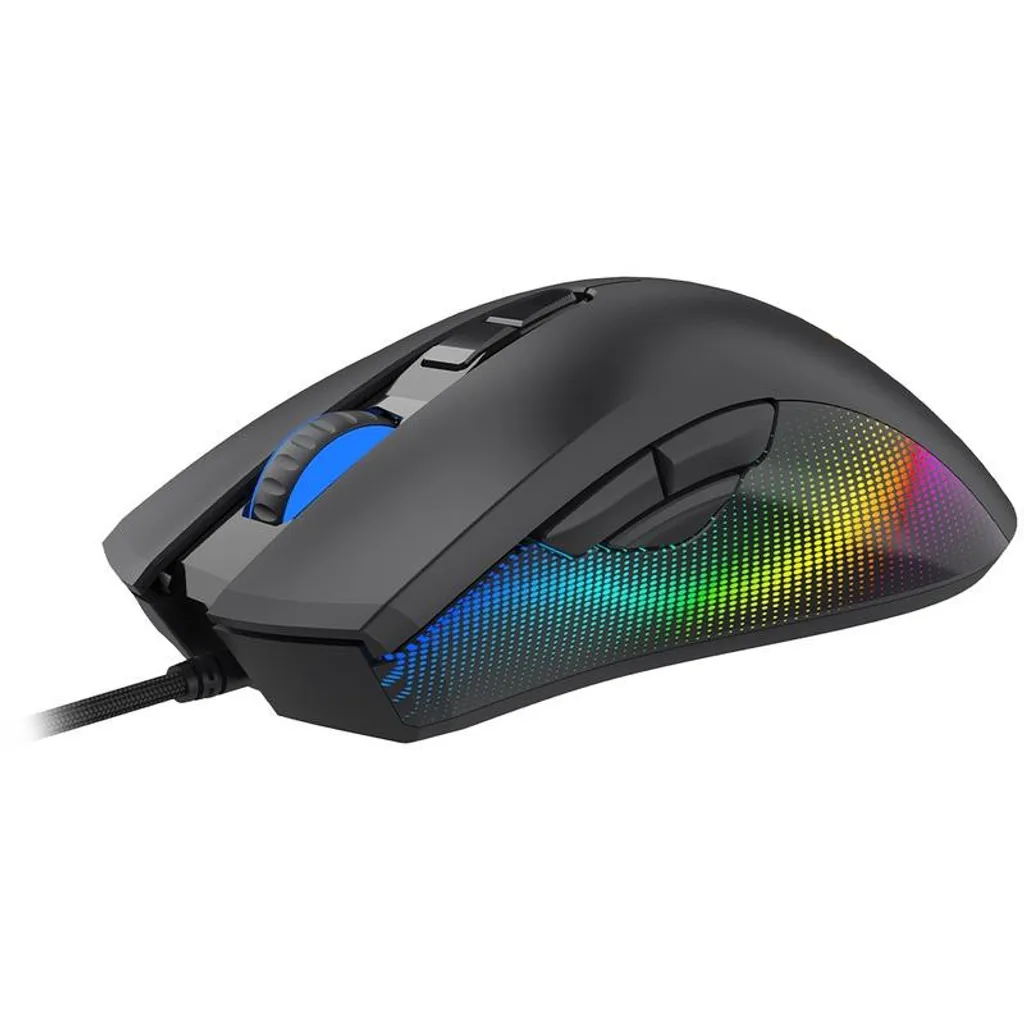 Souris de Jeu Filaire AQIRYS Phoenix 12000 DPI pour PC Gamer et Bureautique