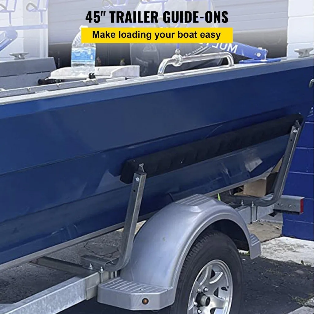Guide pour remorque bateau 45 pouces anti-rayures structure en π - 2
