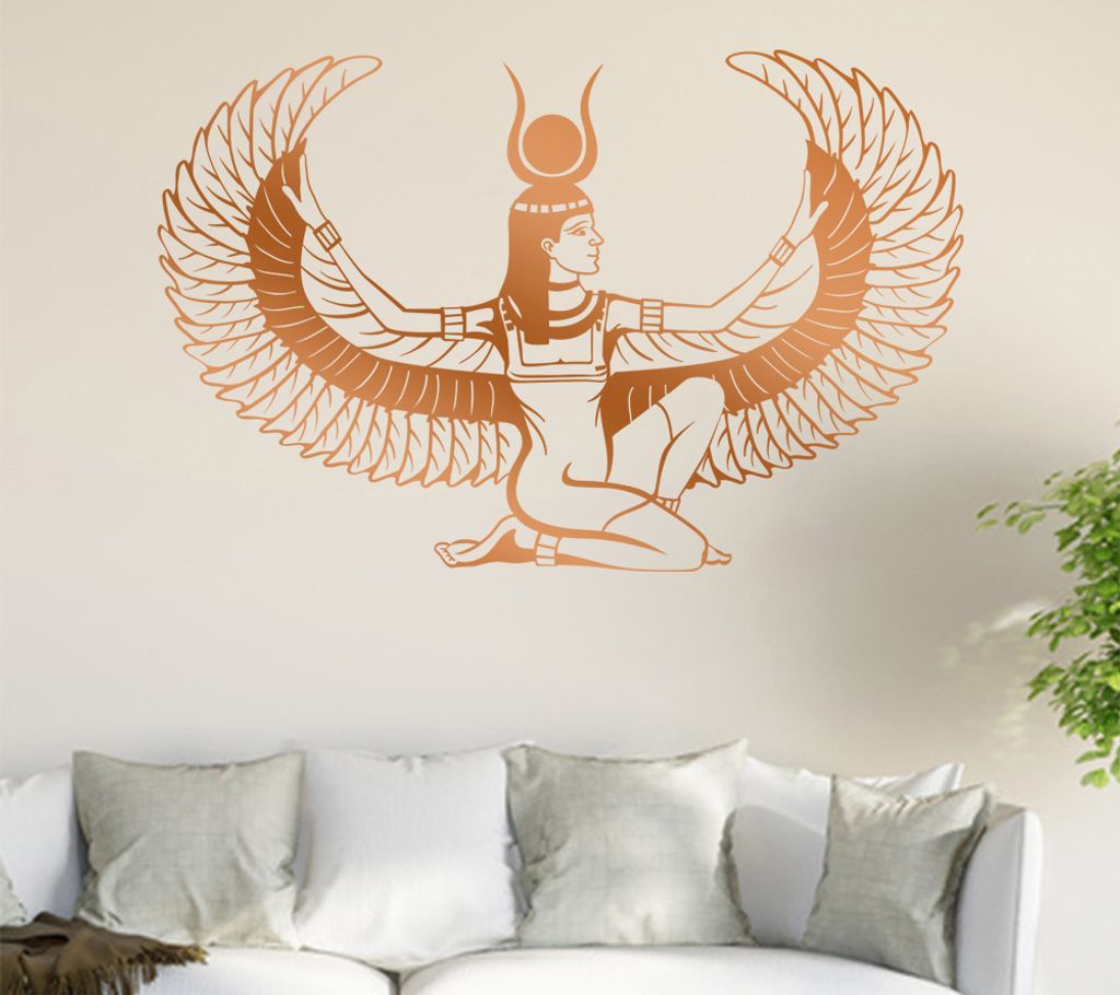 Isis Wandtattoo in 6 Größen - Wandaufkleber Wall Sticker - Dekoration, Küche, Wohnzimmer, Schlafzimmer, Badezimmer