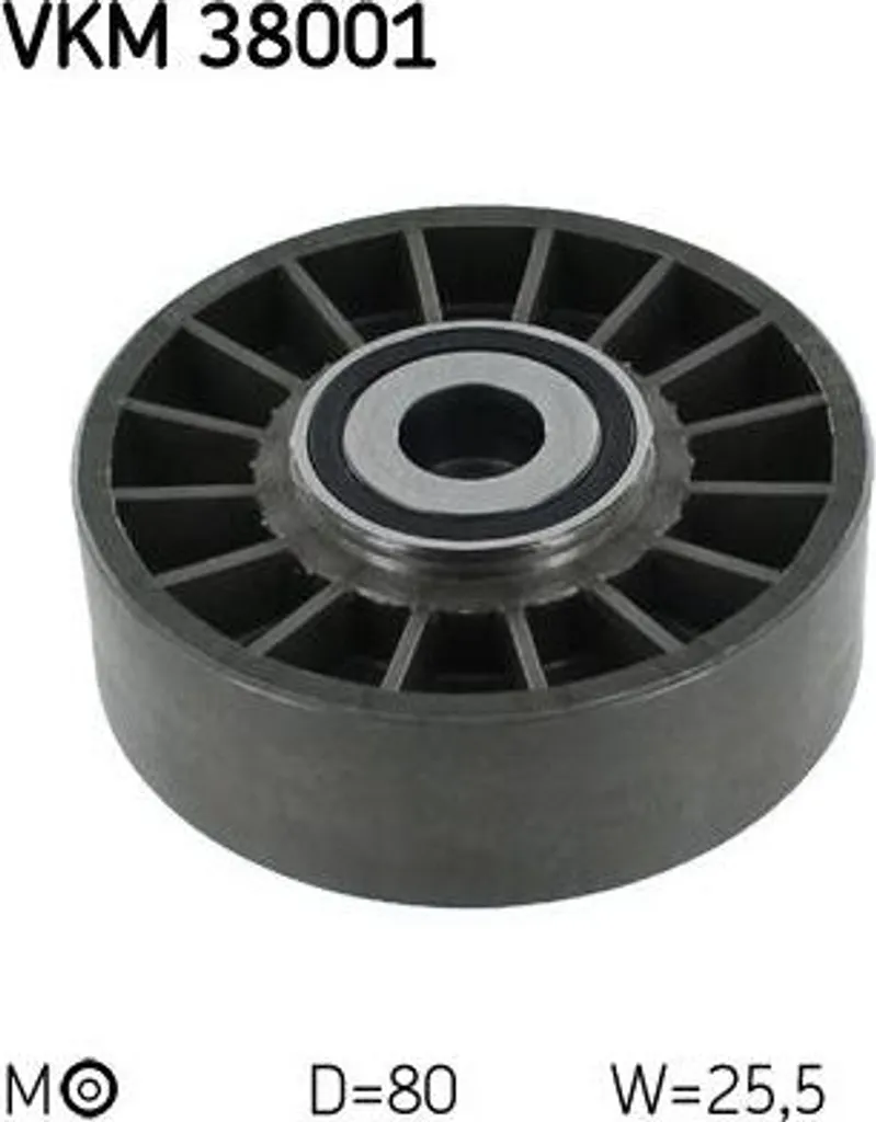 Rouleau Tendeur SKF VKM 38001 Haute Performance OE 6012000970 Inox