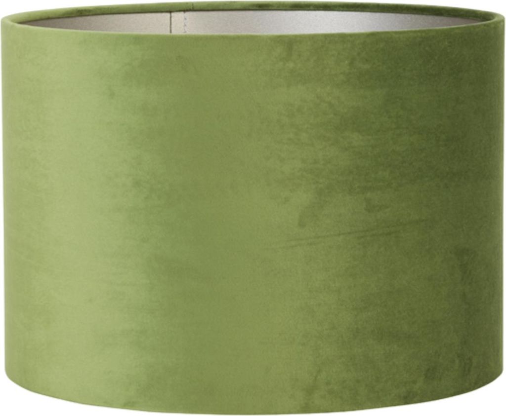 Light & Living - lampenschirm - Velours - grün - textil - Ø 30cm - E27 - 2230058